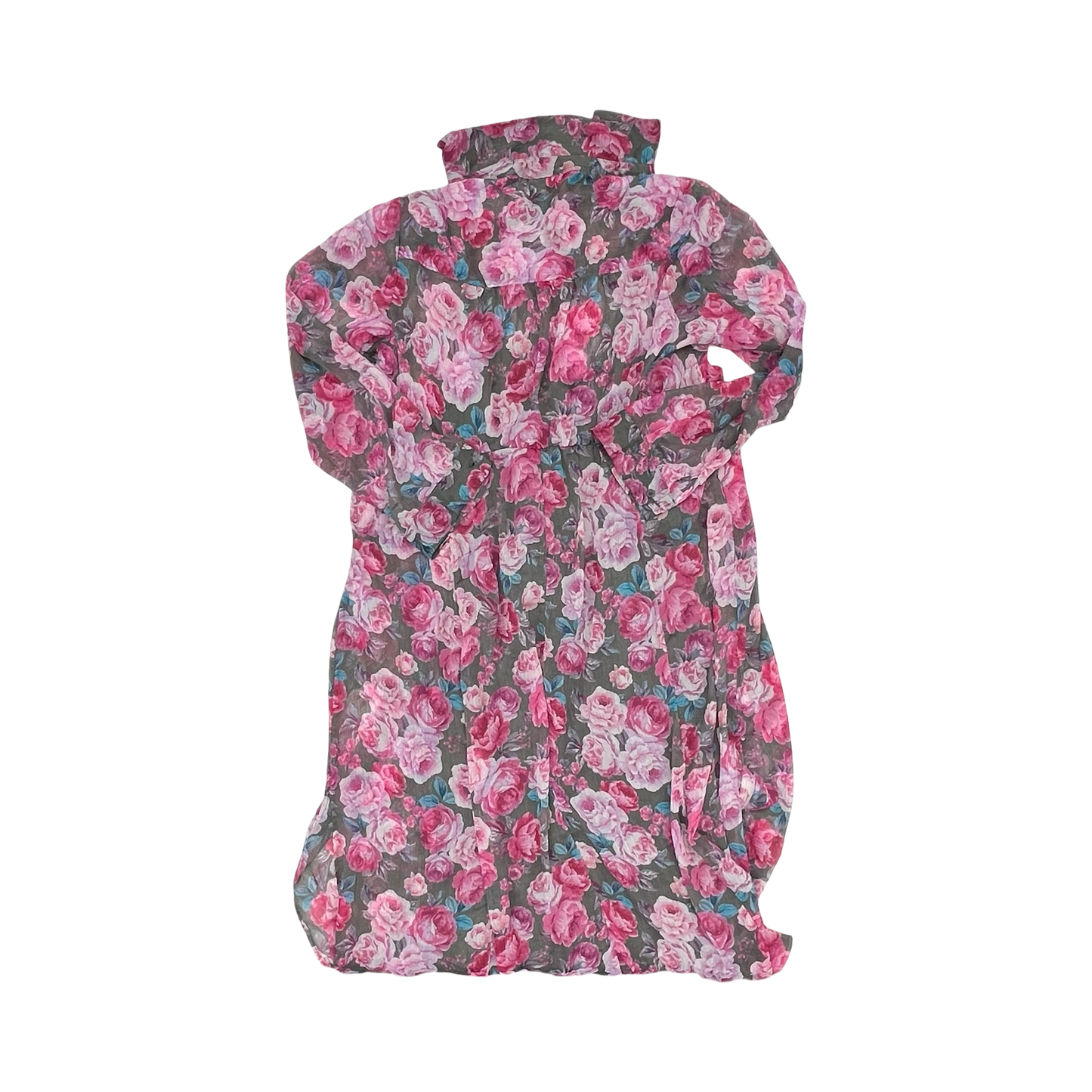 Dress Party Long By Torrid In Grey & Pink, Size:2X