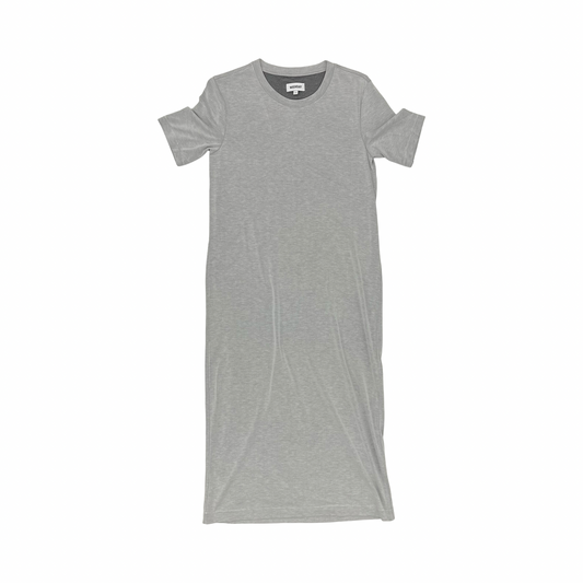Dress Casual Midi By Clothes Mentor In Grey, Size:M