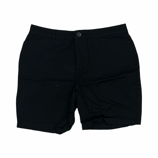 Shorts By Croft And Barrow In Black, Size:16