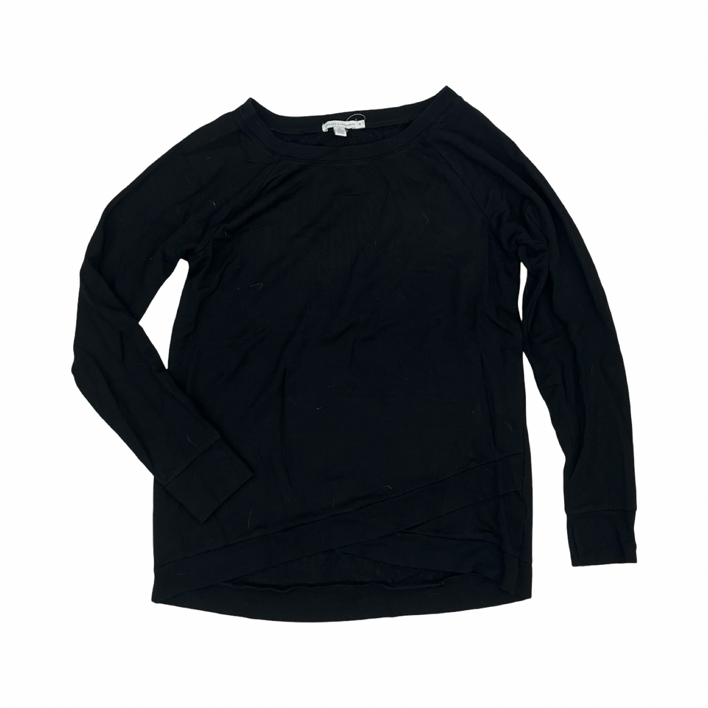Top Ls By Threads 4 Thought In Black, Size:M