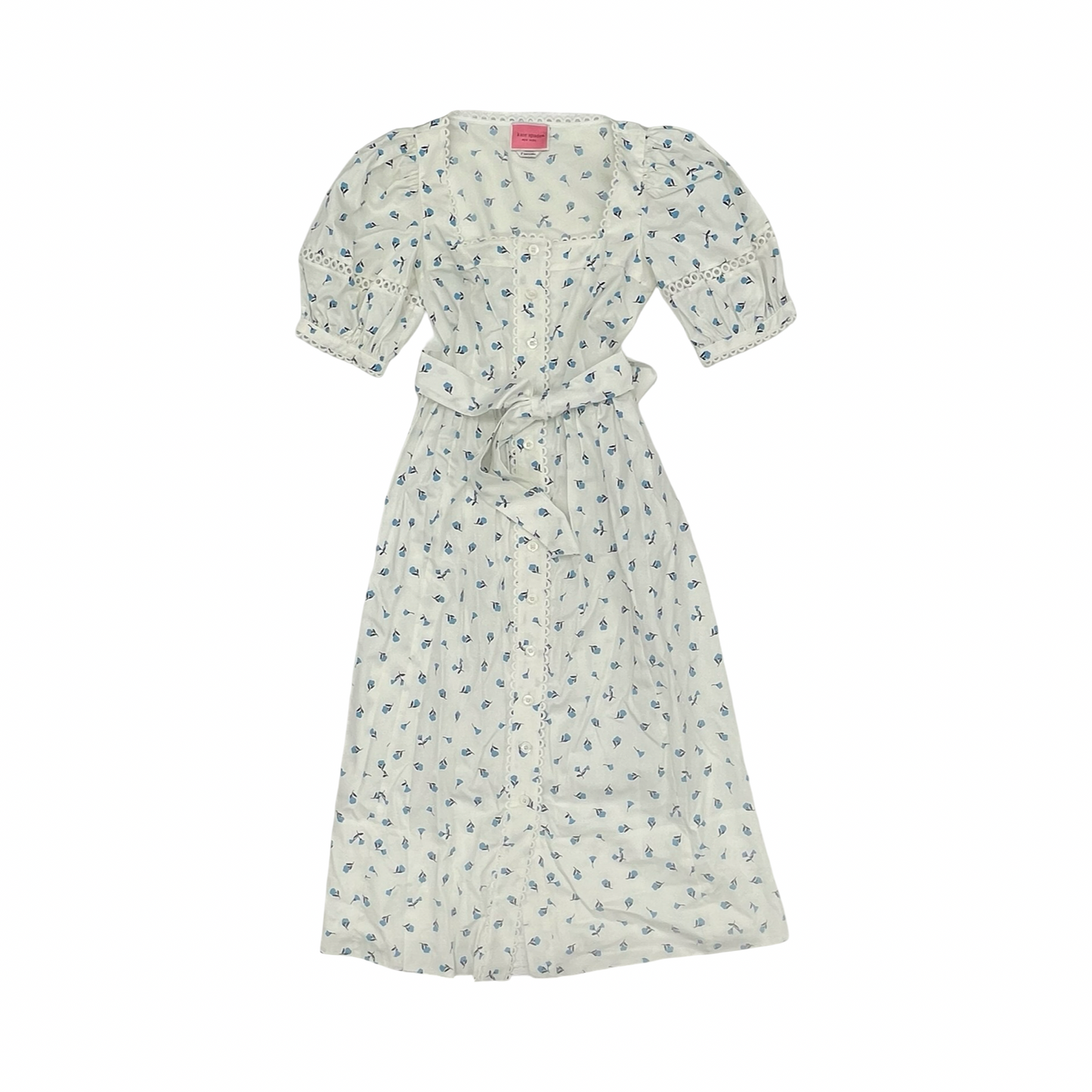 Dress Designer By Kate Spade In Blue & White, Size:2