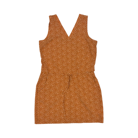 Athletic Dress By Toad & Co In Orange, Size:M