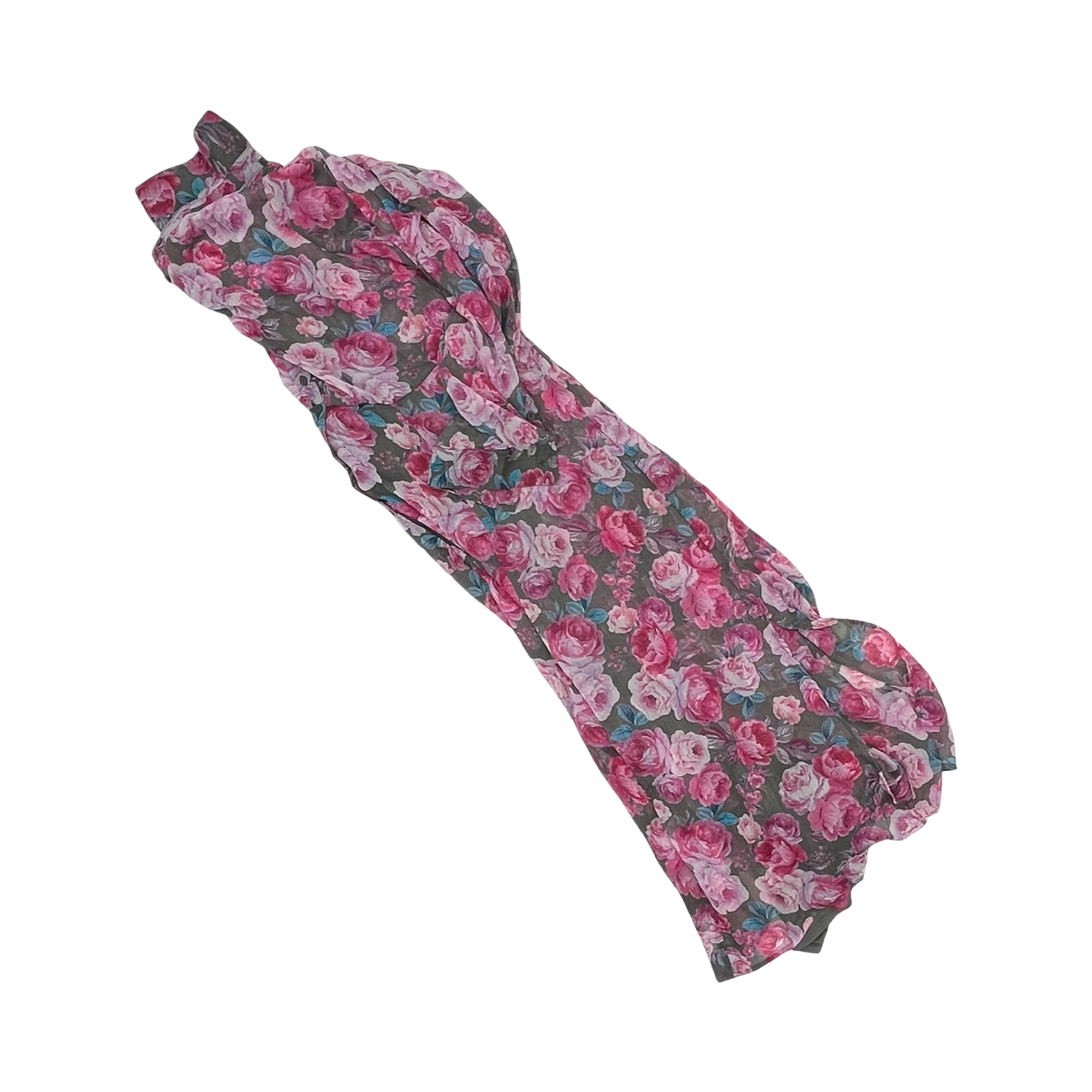 Dress Party Long By Torrid In Grey & Pink, Size:2X