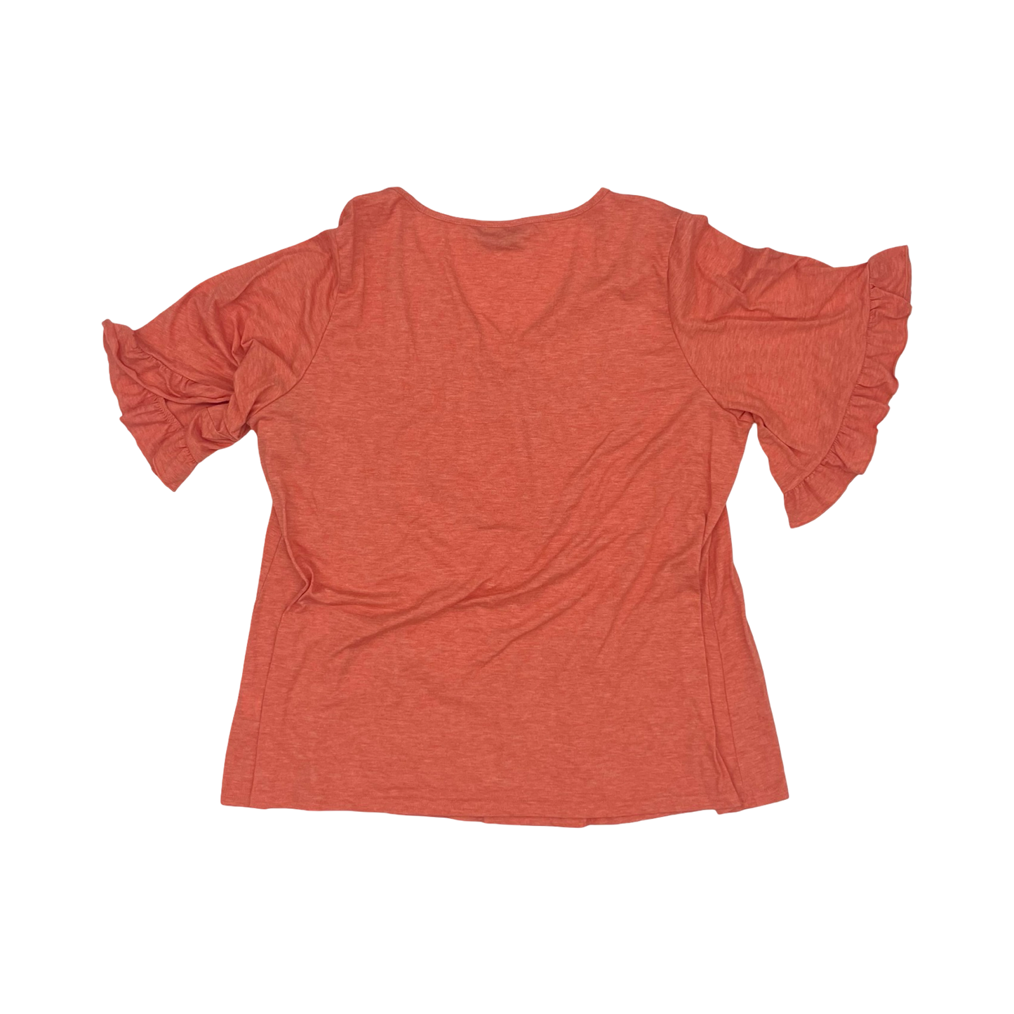 Top Ss By Bloomchic In Orange, Size:1X