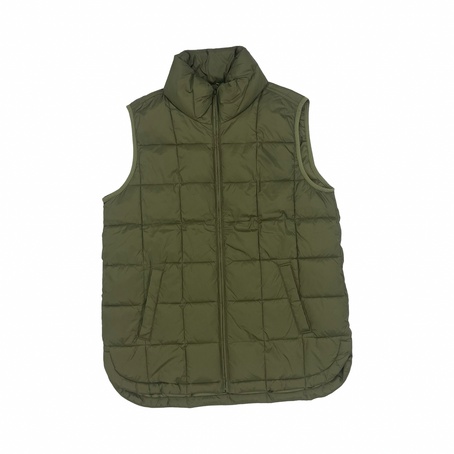 Vest Puffer & Quilted By Gap In Green, Size:M
