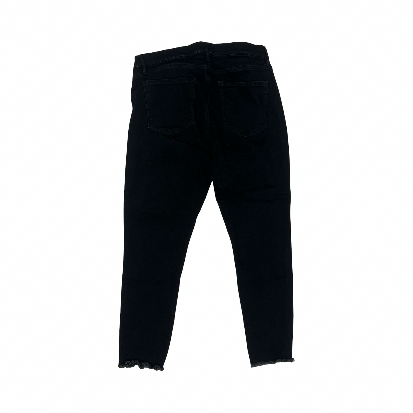 Jeans Skinny By Loft In Black, Size:14
