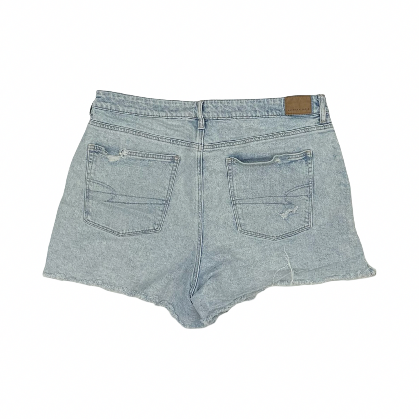 Shorts By American Eagle In Blue Denim, Size:18