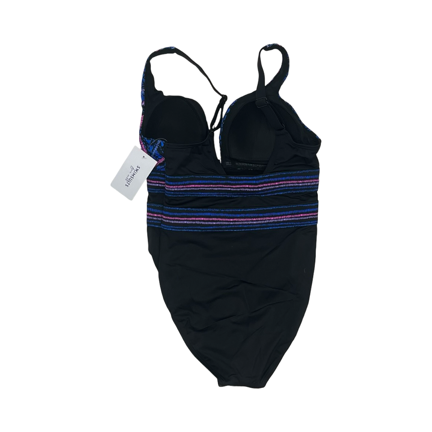 Swimsuit By Clothes Mentor In Black & Blue, Size:S