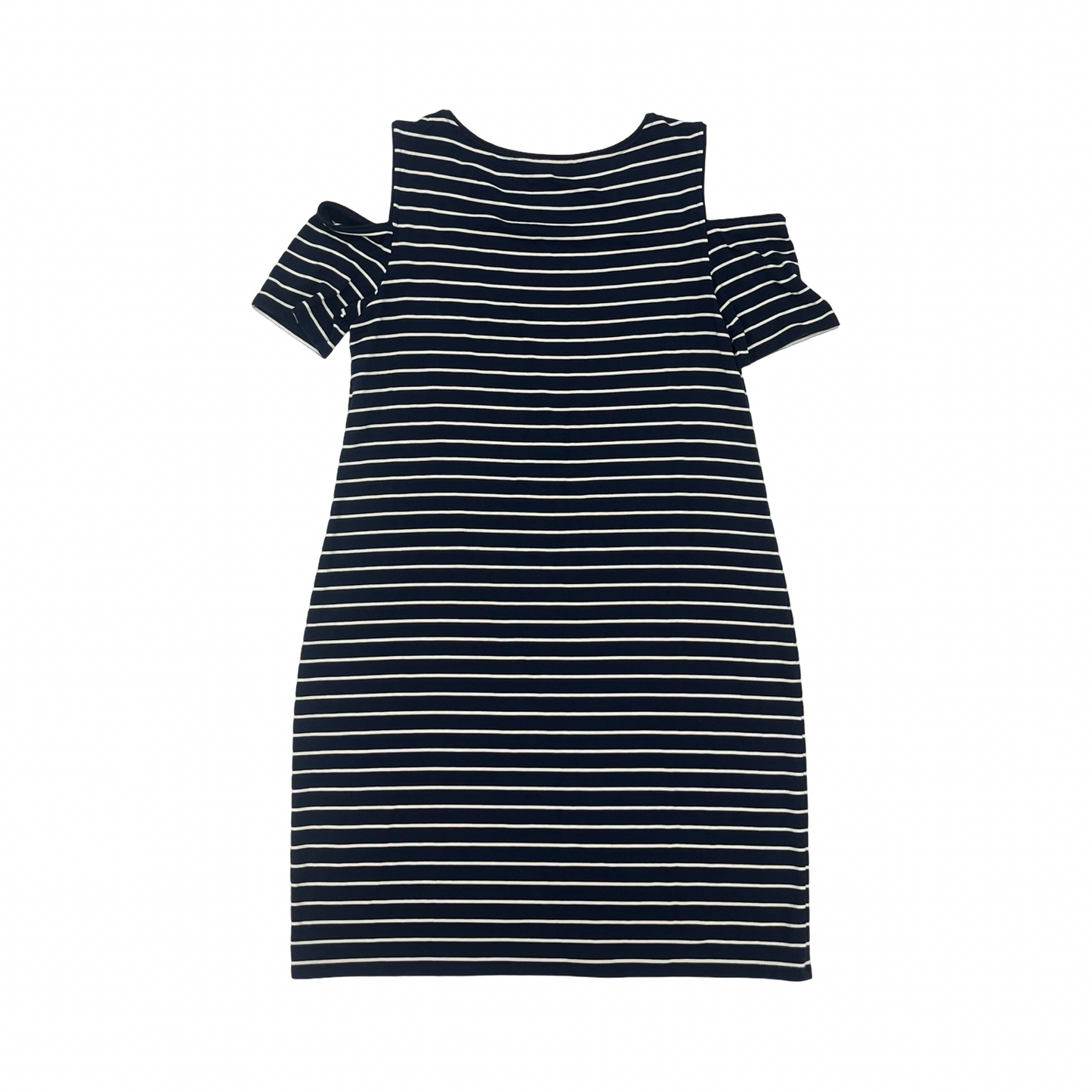 Dress Casual Short By White House Black Market In Blue & White, Size:M