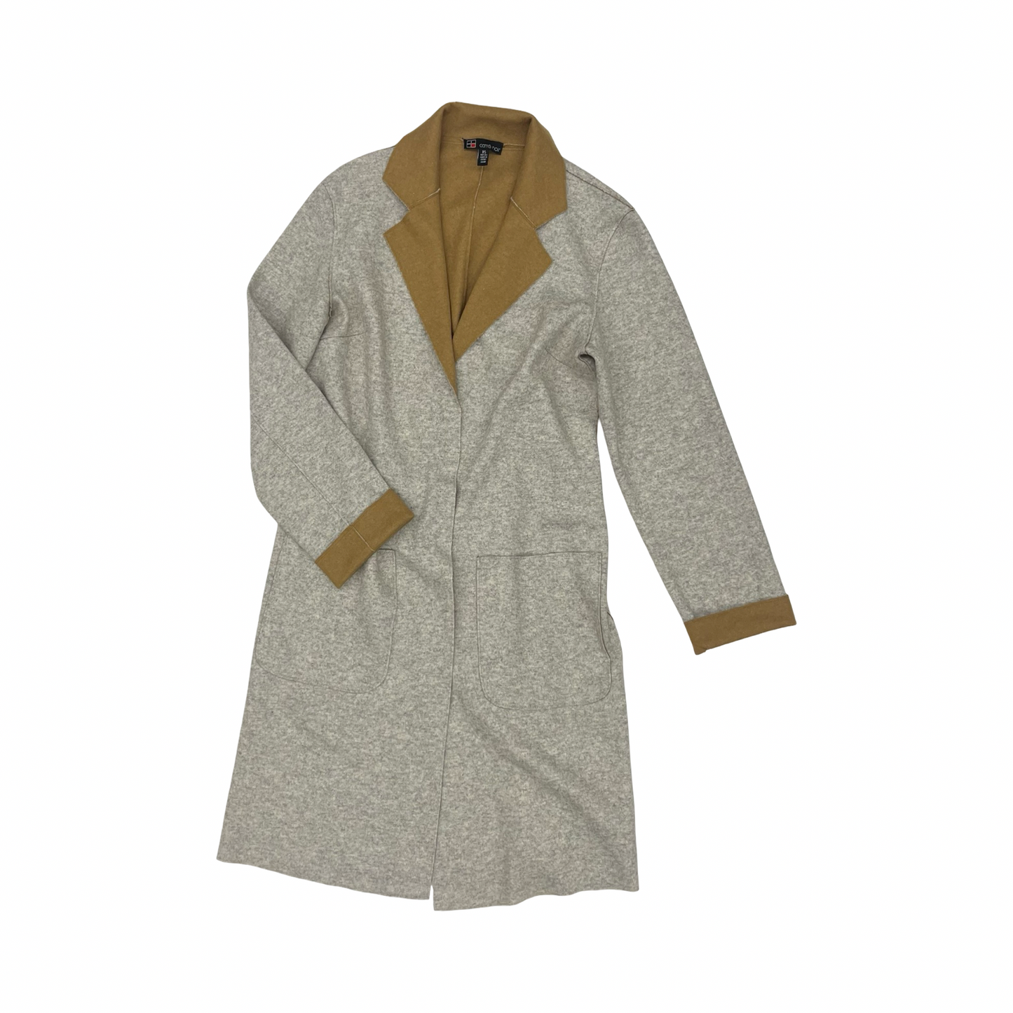 Jacket Other By Clothes Mentor In Grey & Tan, Size:Xs