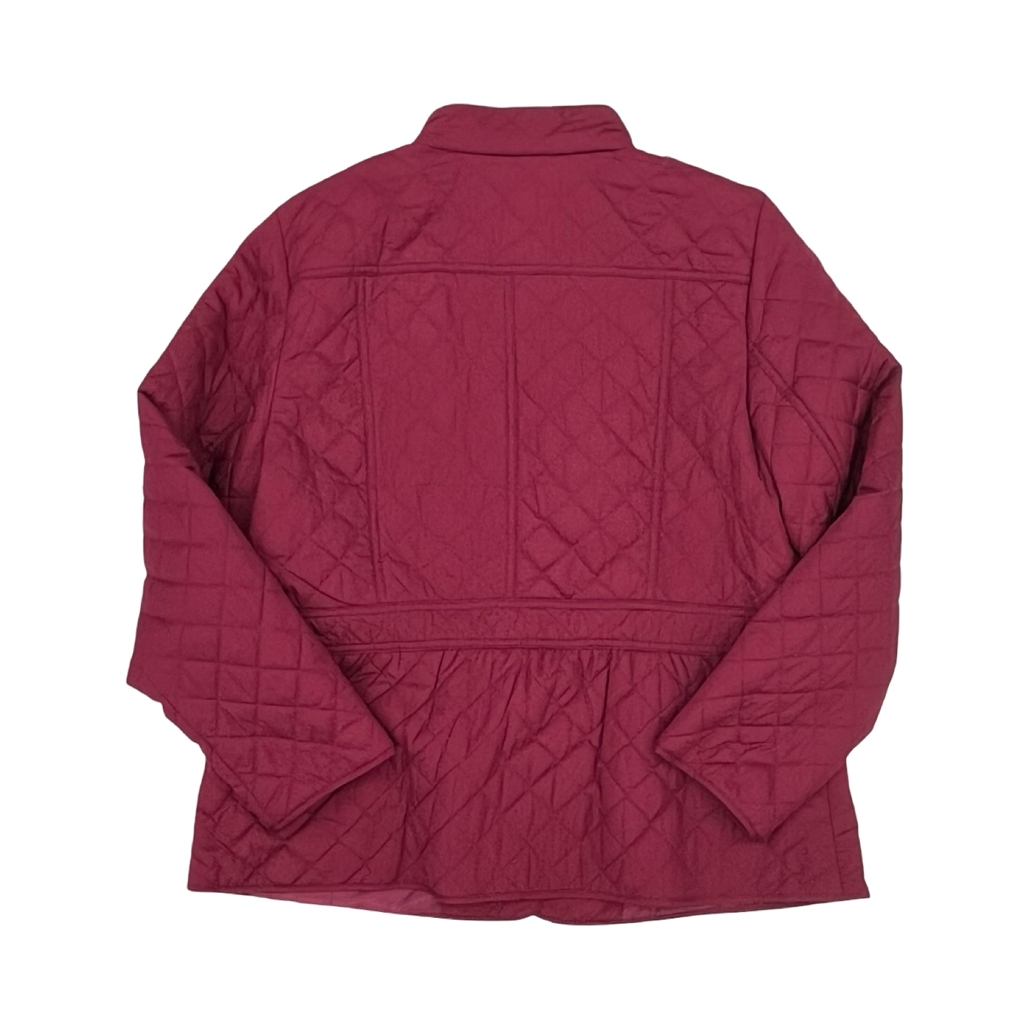 Jacket Puffer & Quilted By Talbots In Pink, Size:Xl