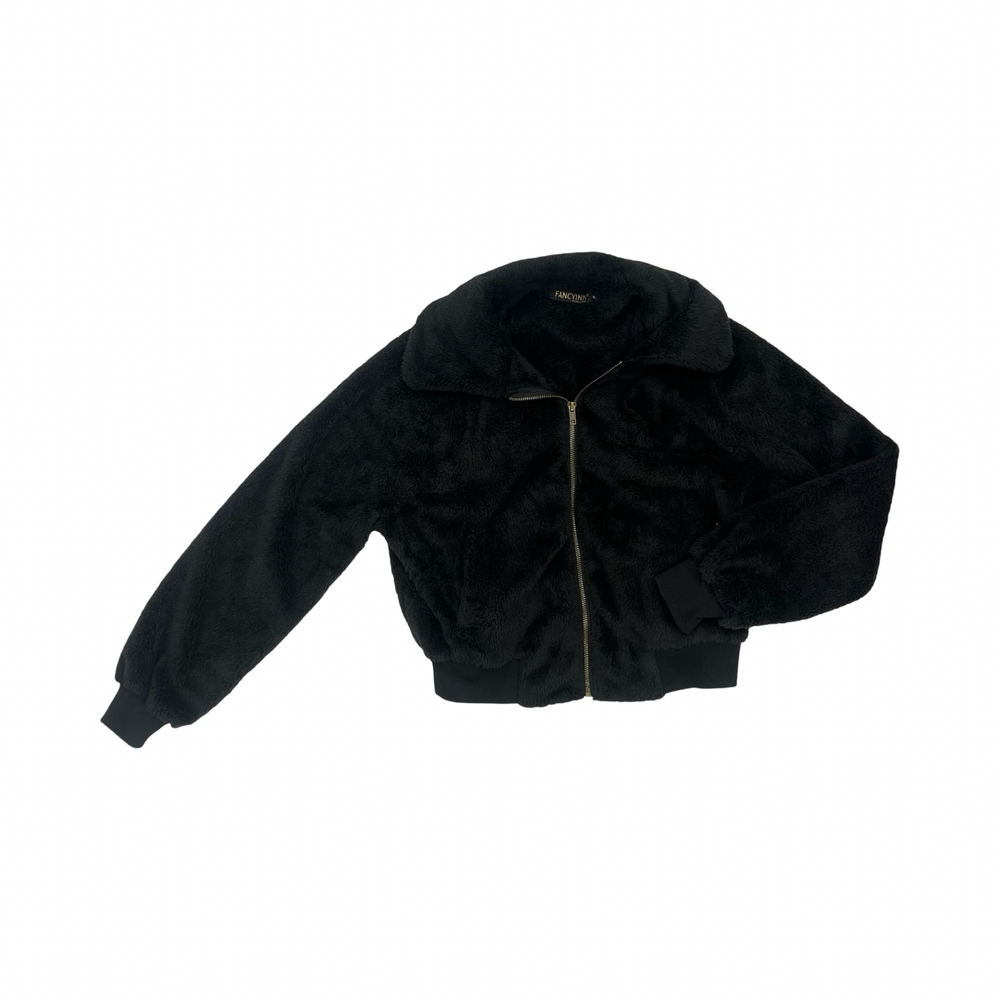Jacket Faux Fur & Sherpa By Cme In Black, Size:S
