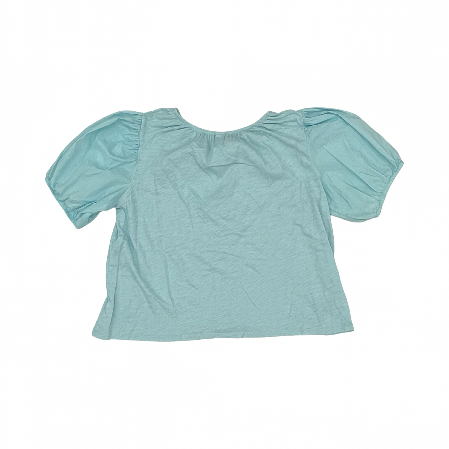 Blouse Ss By Le Caviar In Blue, Size:Xxl