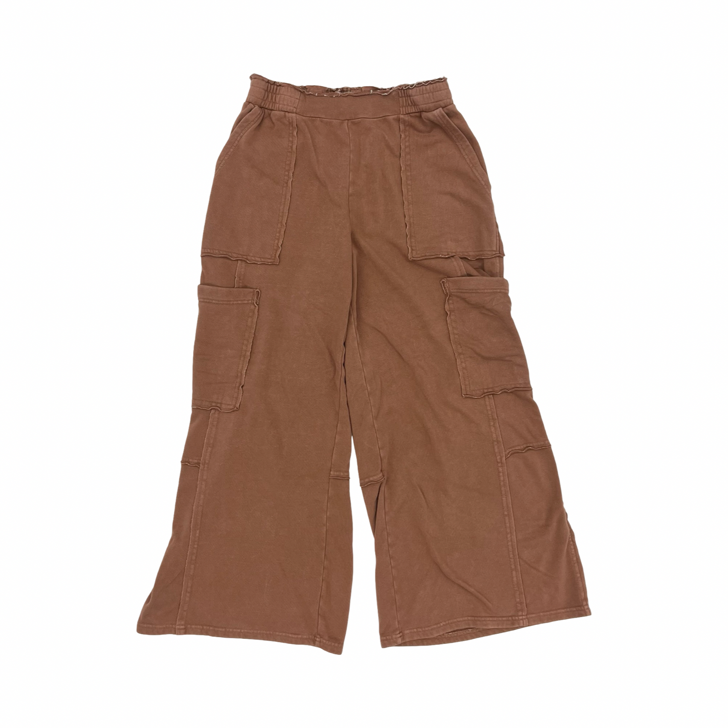 Pants Lounge By Double Zero In Brown, Size:L