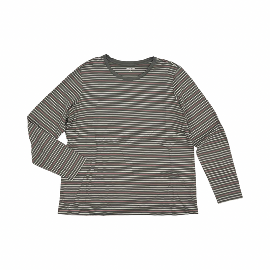 Top Ls By Lands End In Striped Pattern, Size:L