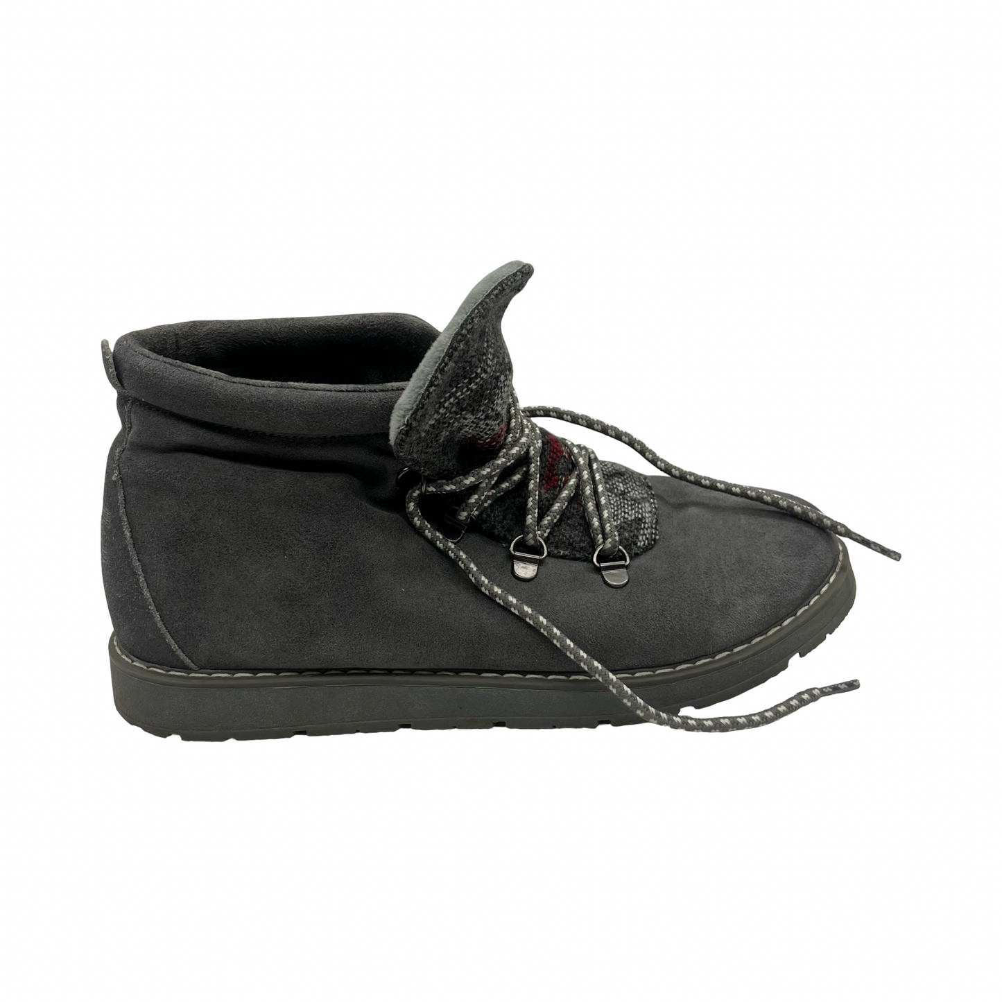 Boots Ankle Flats By Bobs In Grey, Size:8.5