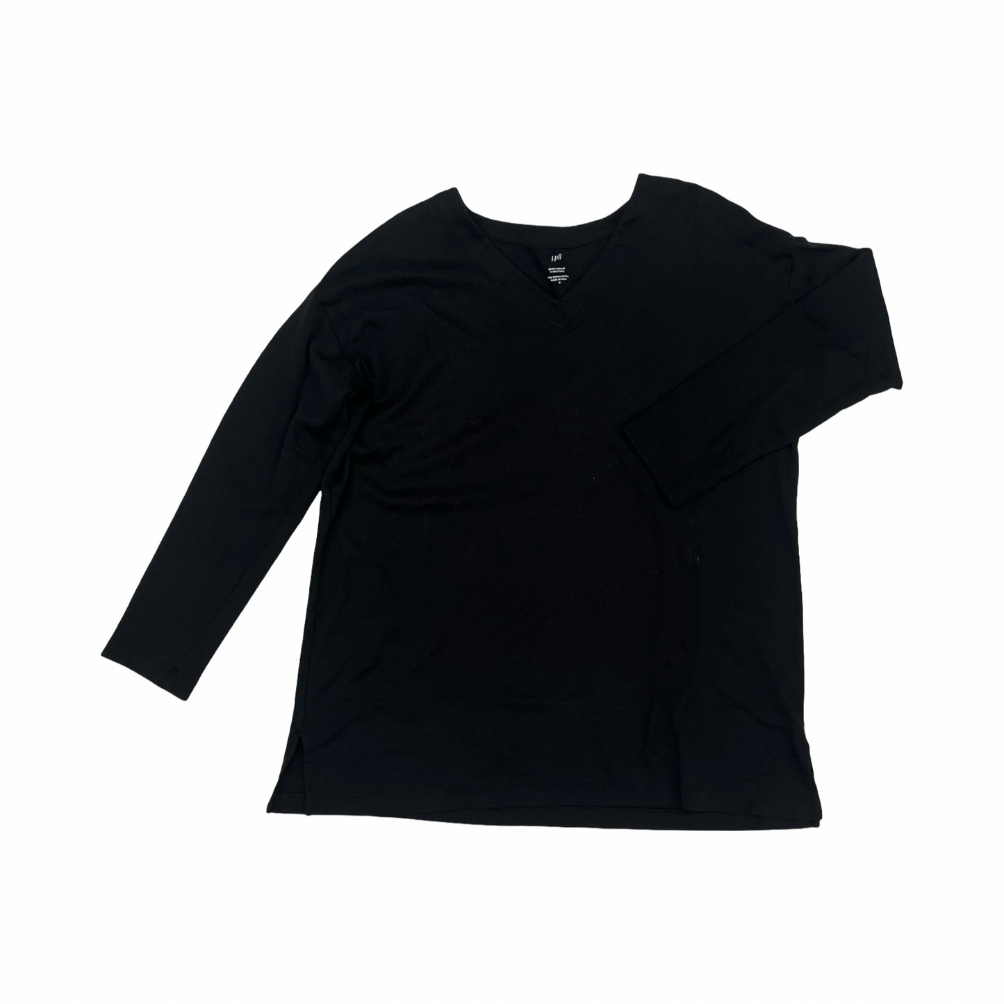 Top Ls By J.Marie In Black, Size:M
