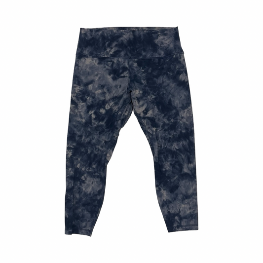 Athletic Leggings Capris By Lululemon In Tie Dye Print, Size:Xl