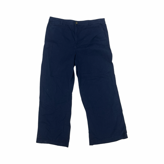 Pants Wide Leg By Loft In Navy, Size:16