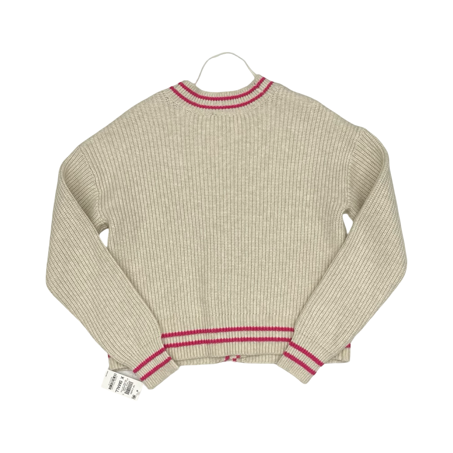 Sweater Cardigan By On 34Th In Cream, Size:Xs