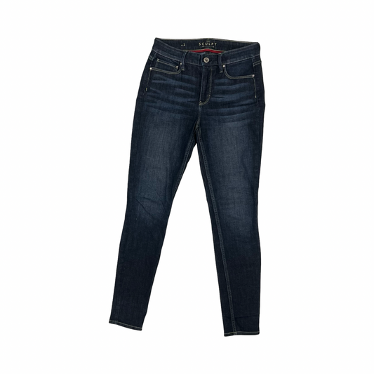 Jeans Skinny By White House Black Market In Blue Denim, Size:2