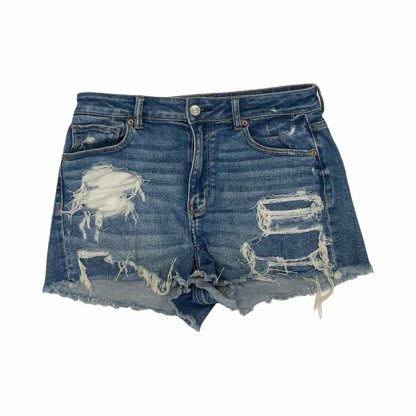 Shorts By American Eagle In Blue Denim, Size:8