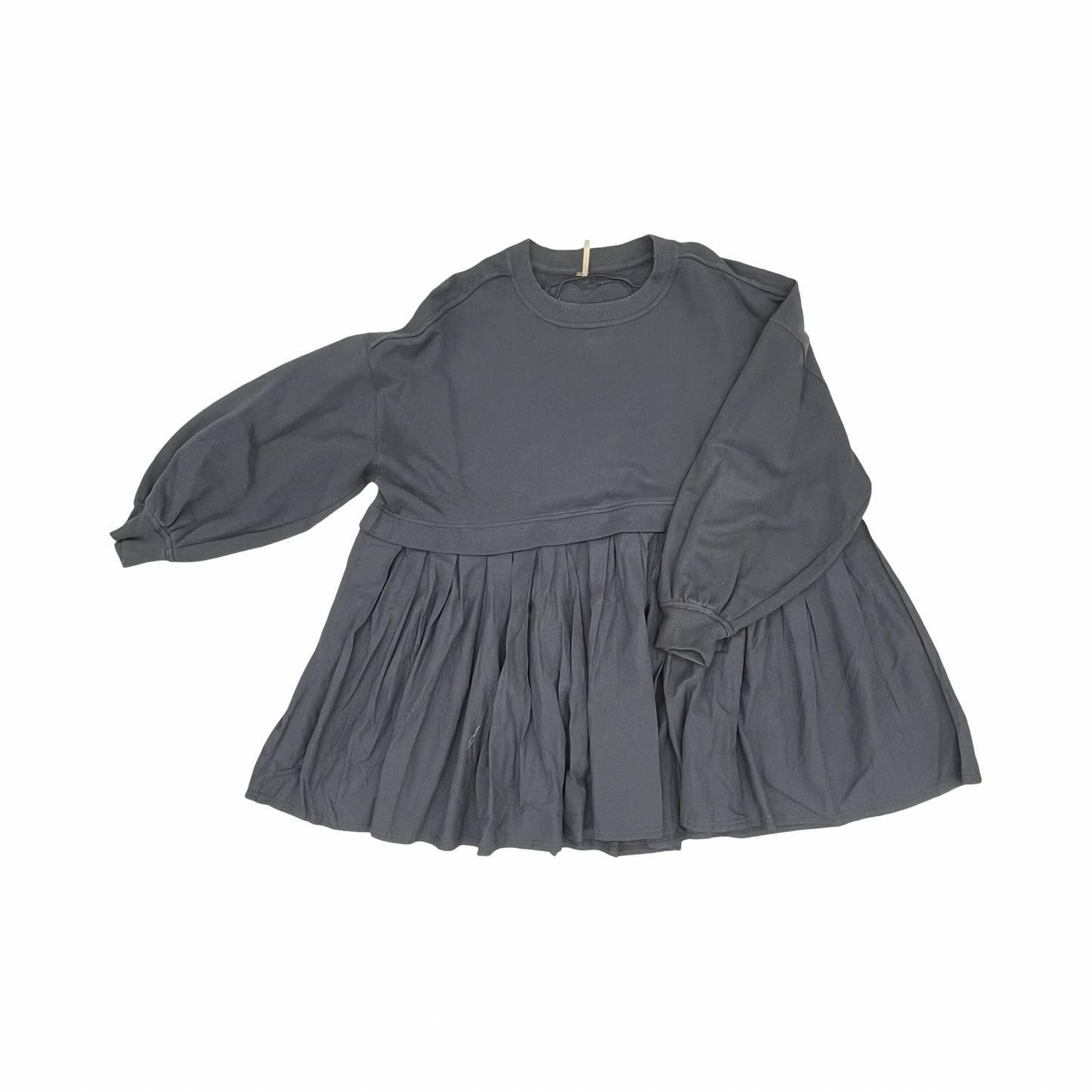 Sweatshirt Crewneck By Free People In Grey, Size:S