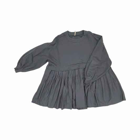 Sweatshirt Crewneck By Free People In Grey, Size:S