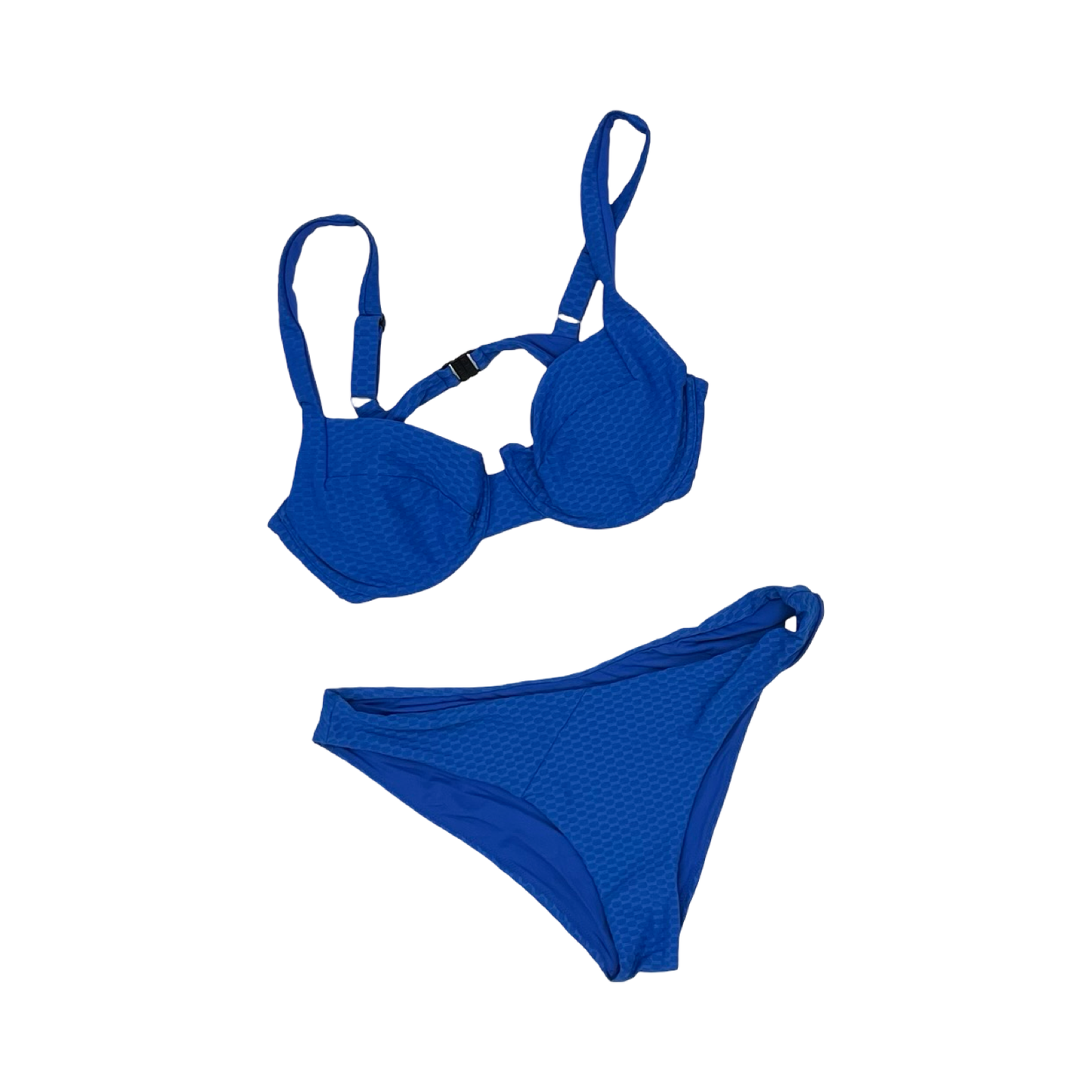 Swimsuit 2Pc By Clothes Mentor In Blue, Size:L