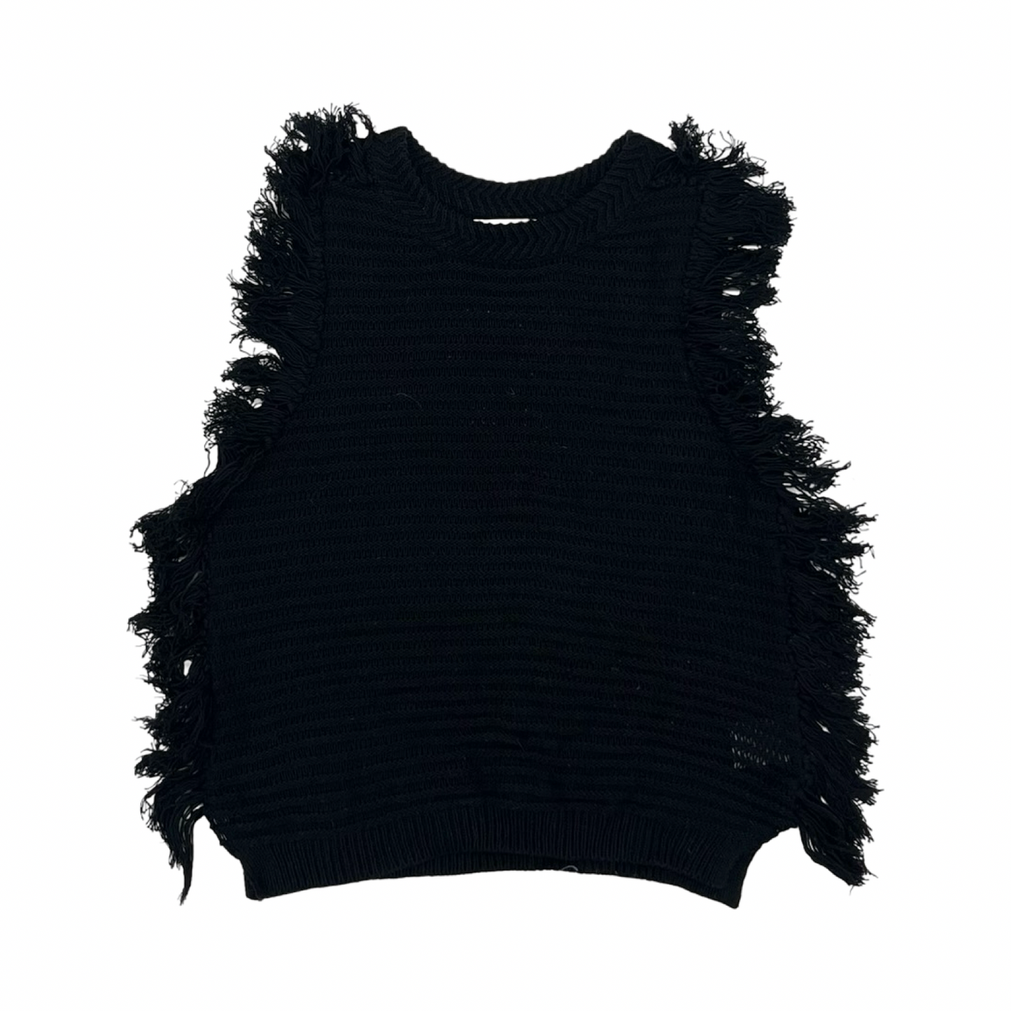 Top Sleeveless By John + Jenn In Black, Size:S