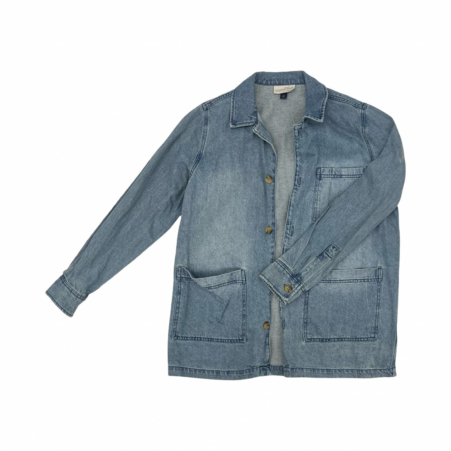 Jacket Denim By Universal Thread In Blue Denim, Size:Xs