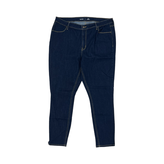 Jeans Skinny By Old Navy In Blue Denim, Size:18