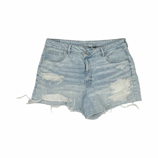 Shorts By American Eagle In Blue Denim, Size:18