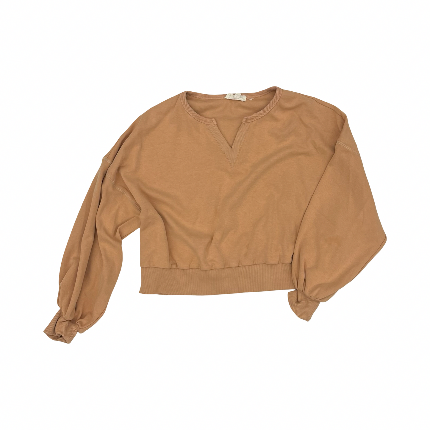 Sweatshirt Crewneck By Peach Love Cream California In Orange, Size:M