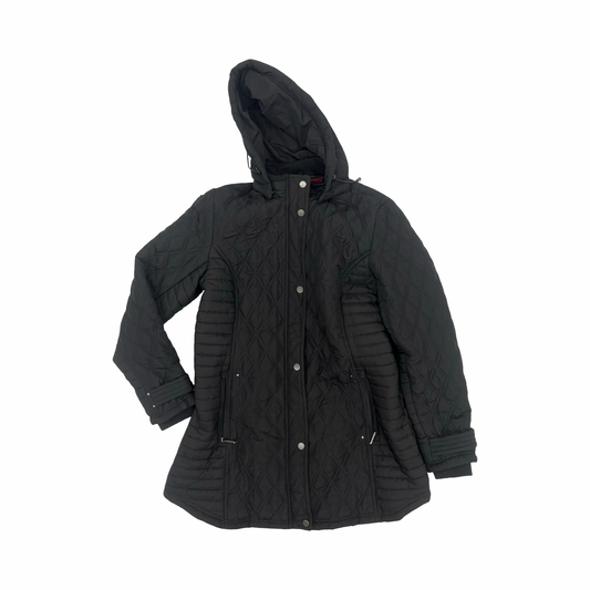 Jacket Puffer & Quilted By Weatherproof In Black, Size:L