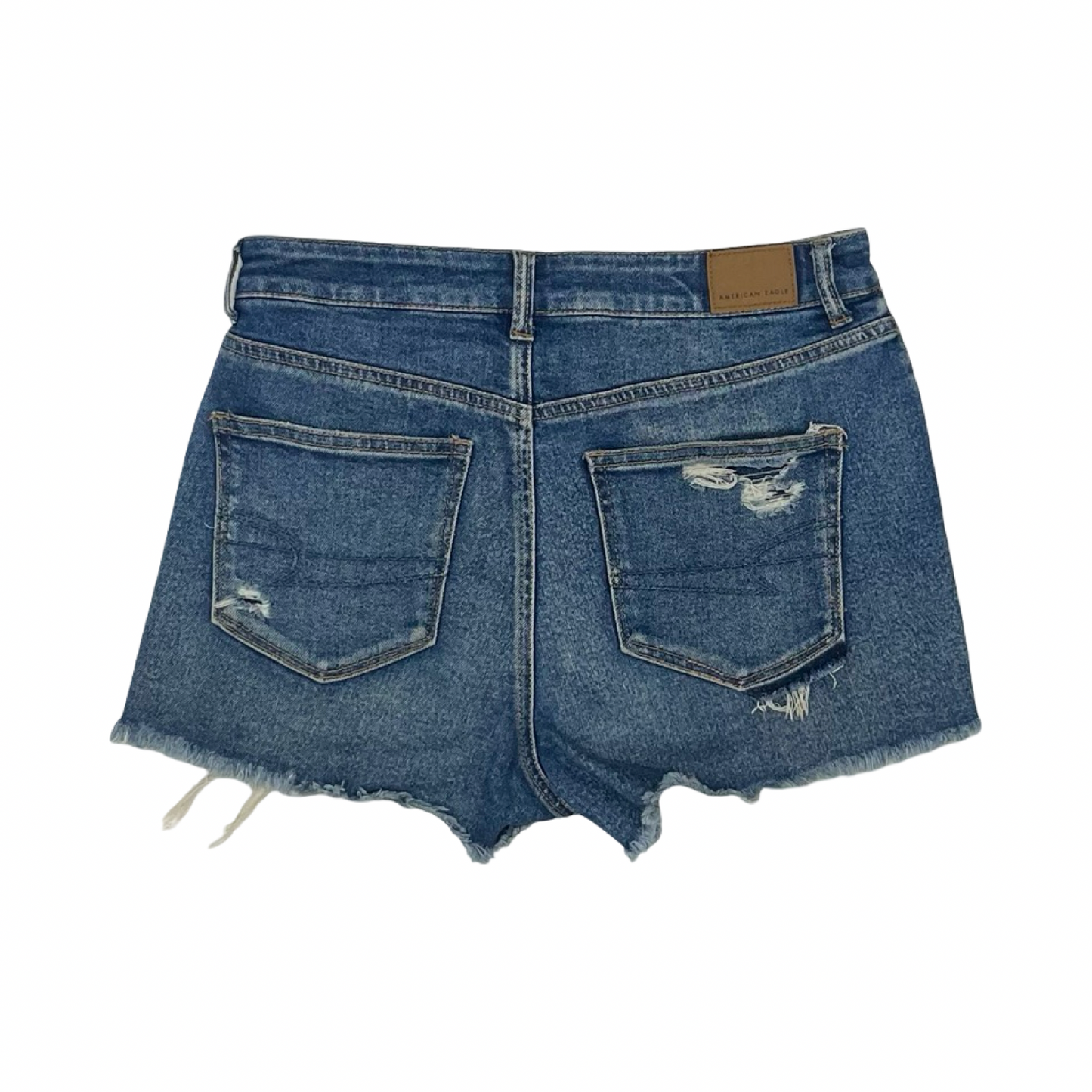 Shorts By American Eagle In Blue Denim, Size:8
