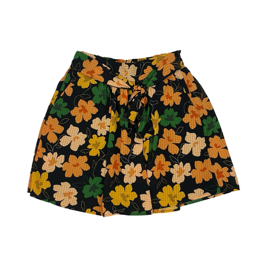 Skirt Mini & Short By Who What Wear In Floral Print, Size:S