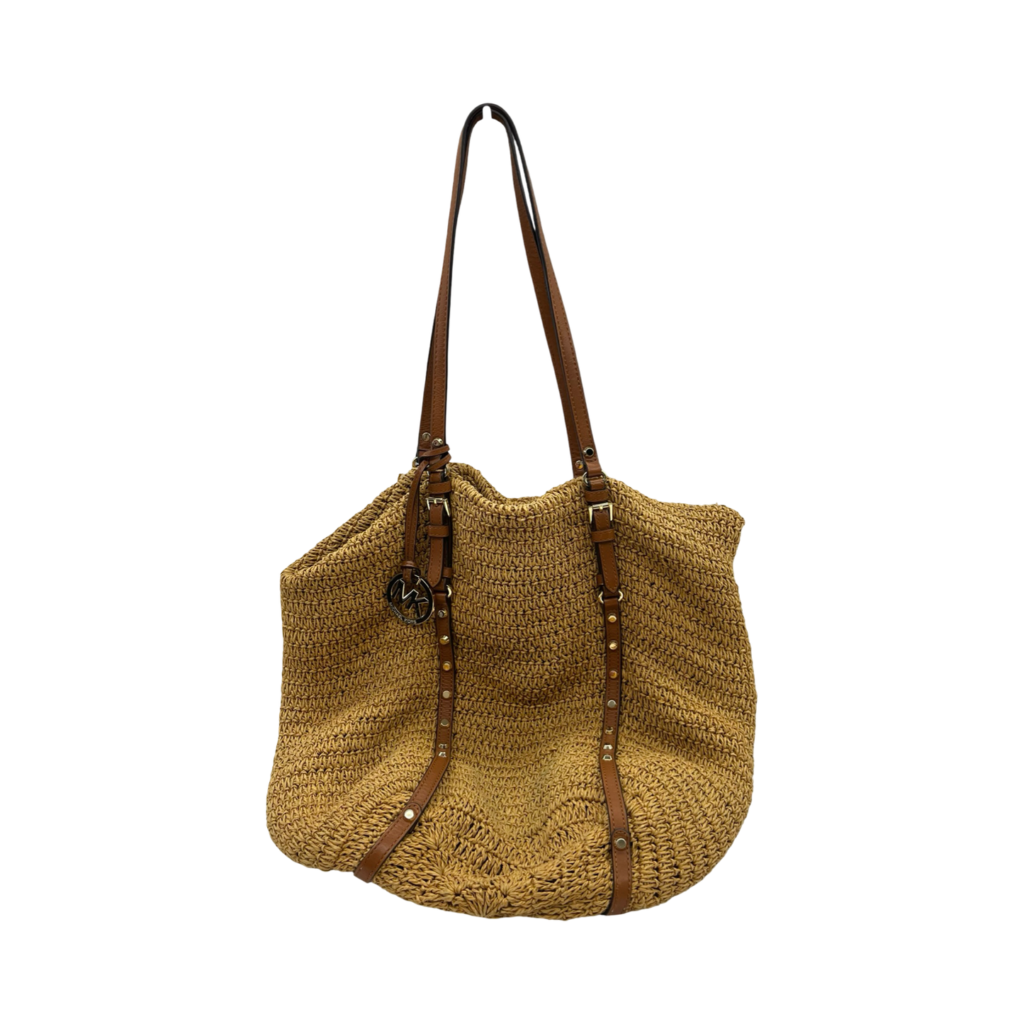 Handbag Designer By Michael Kors In Tan, Size:Large