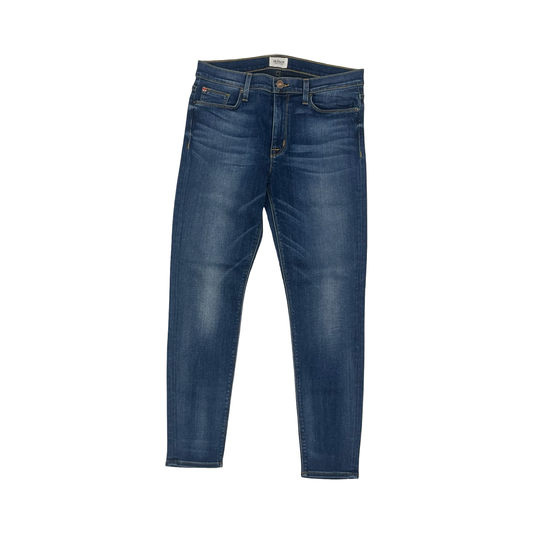 Jeans Skinny By Hudson In Blue Denim, Size:10