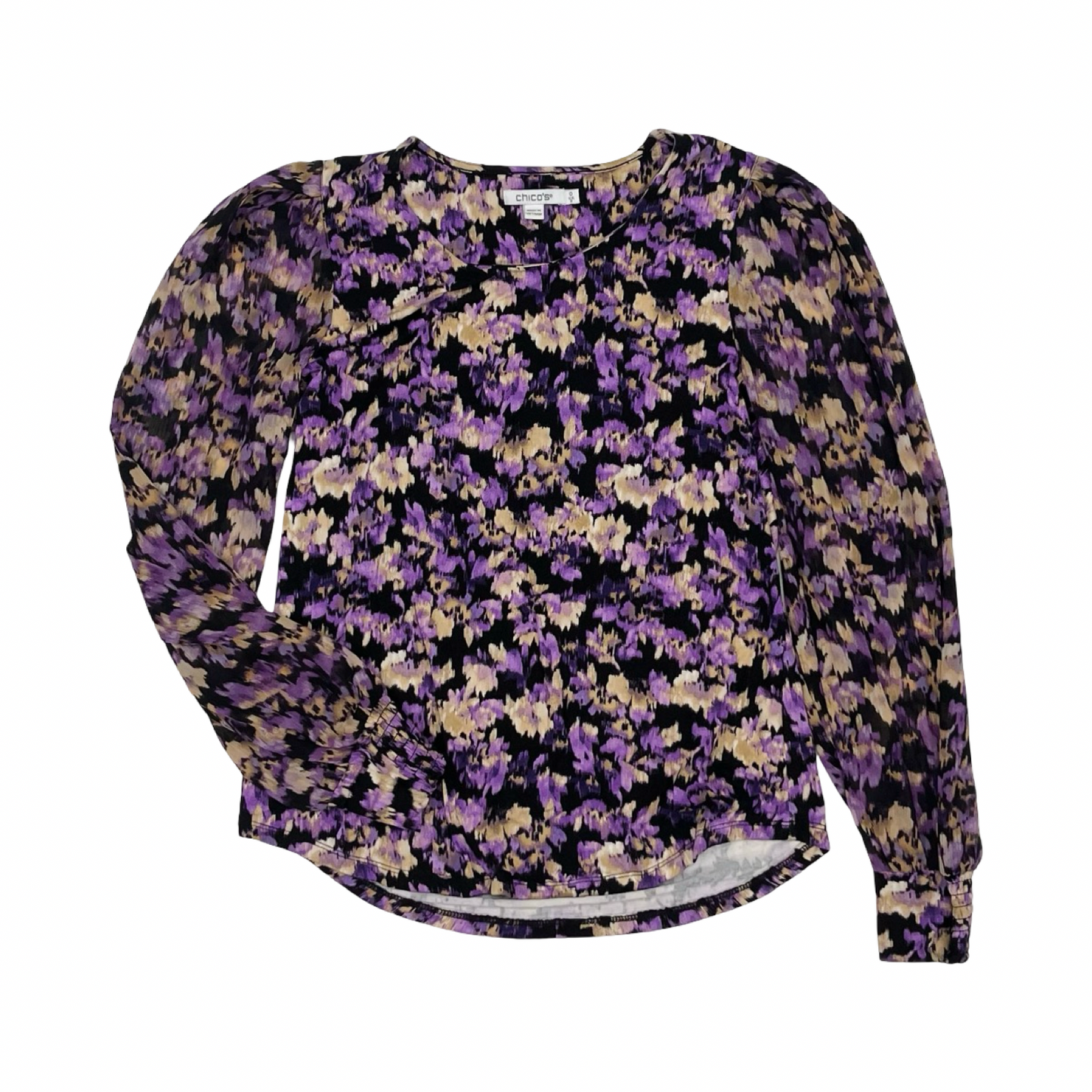 Top Ls By Chicos In Purple, Size:S