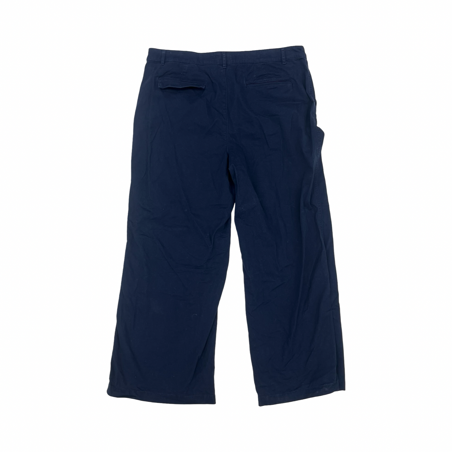 Pants Wide Leg By Loft In Navy, Size:16