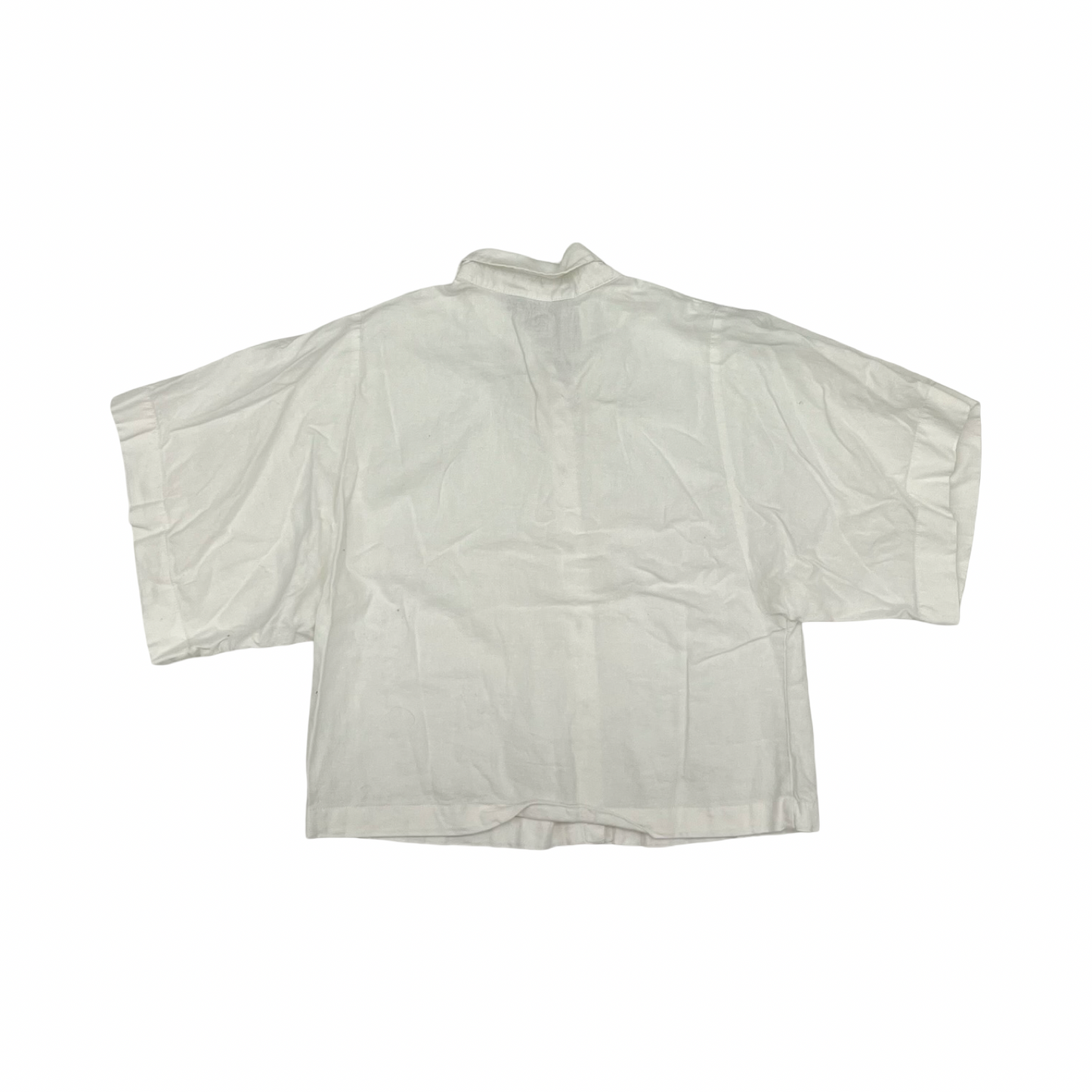 Blouse Ss By Banana Republic In White, Size:Xs