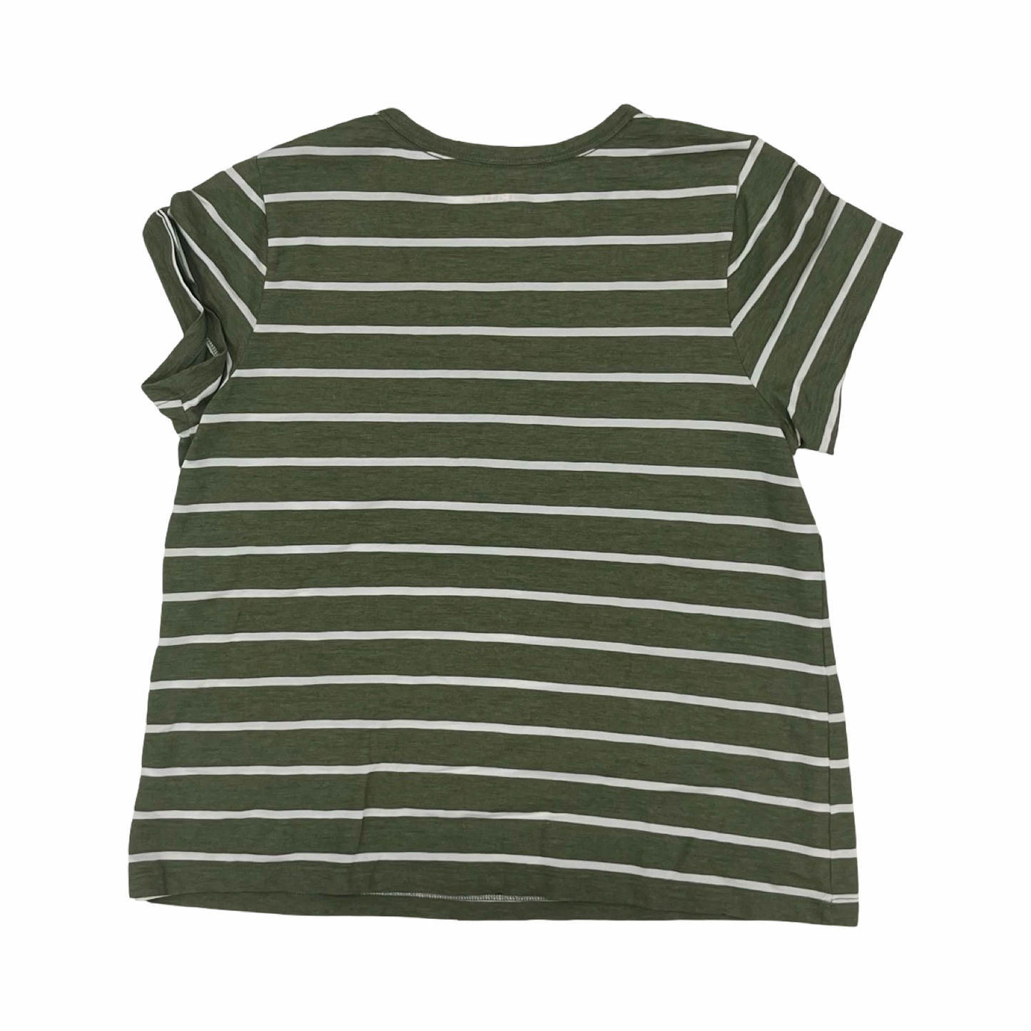 Top Ss By Time And Tru In Green & White, Size:Xl