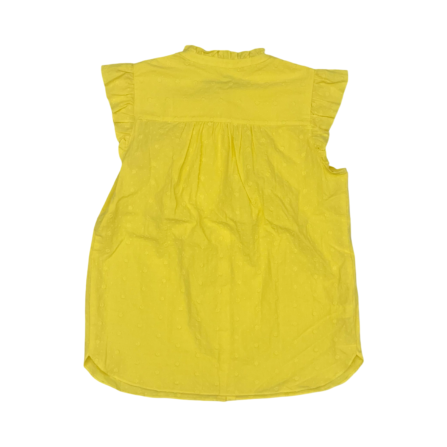 Blouse Sleeveless By Loft In Yellow, Size:S