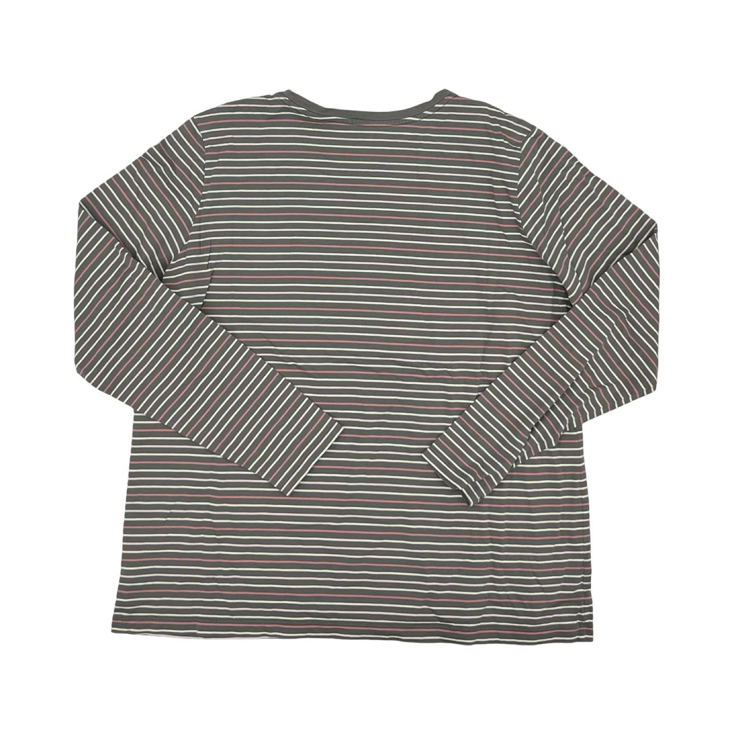 Top Ls By Lands End In Striped Pattern, Size:L