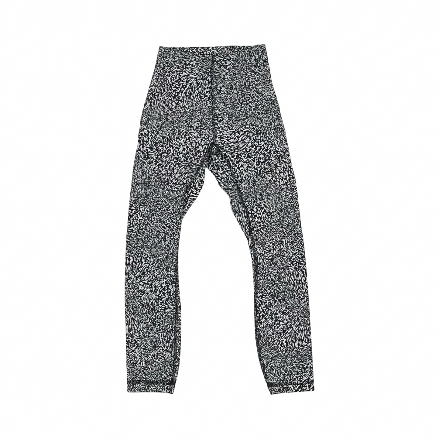 Athletic Leggings By Lululemon In Black & White, Size:Xs