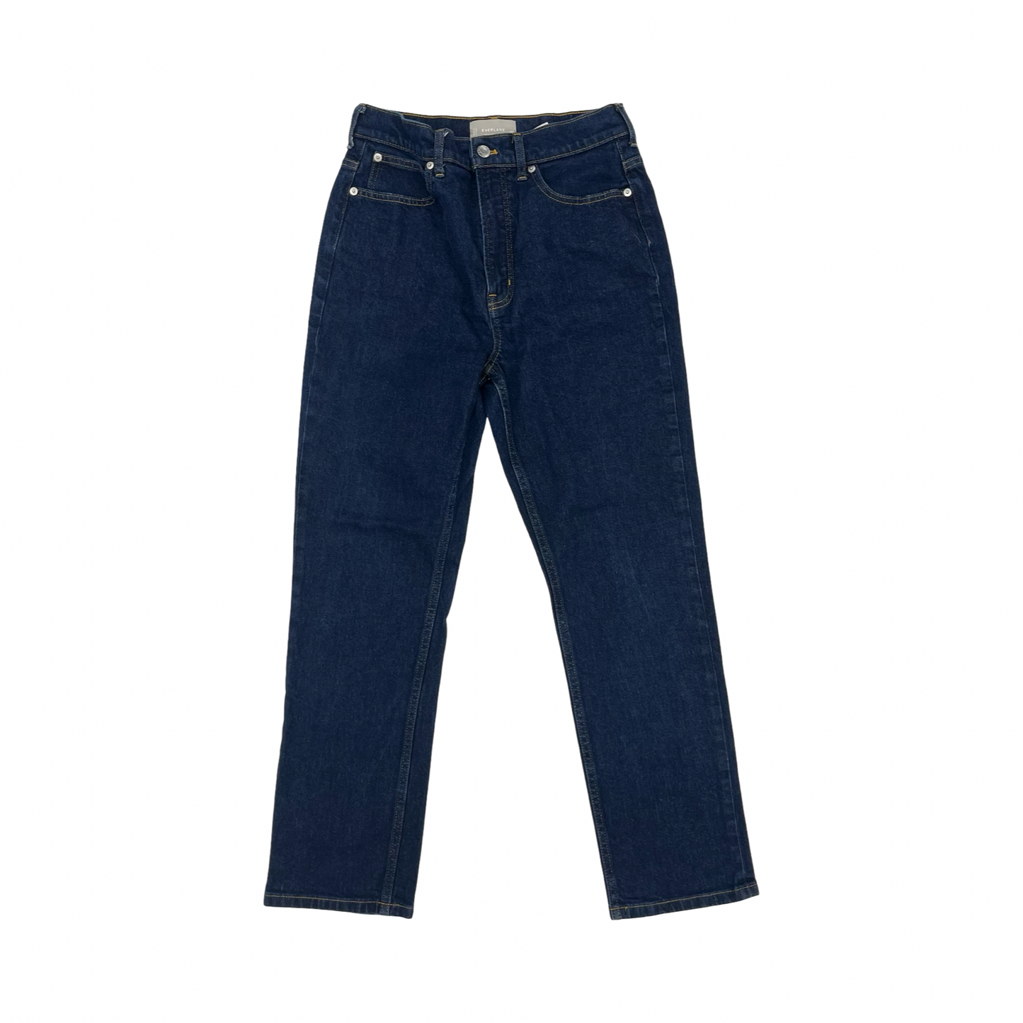 Jeans Straight By Evereve In Blue Denim, Size:8P
