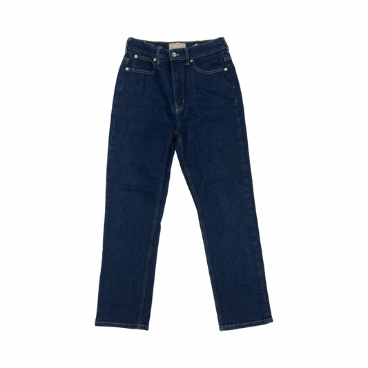 Jeans Straight By Evereve In Blue Denim, Size:8P
