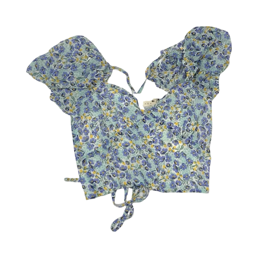 Blouse Ss By Promesa In Floral Print, Size:S