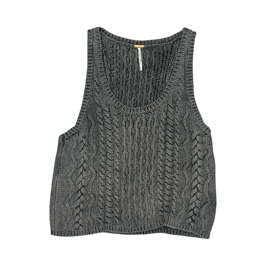 Top Sleeveless By Free People In Grey, Size:S